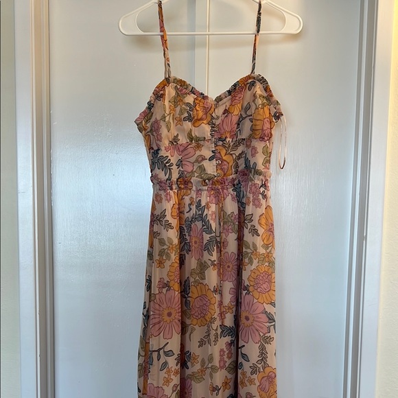New with tags, Patrons of Peace, Floral Spaghetti Strap Dress, anthropologie - Picture 1 of 6
